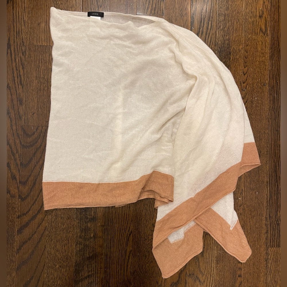 J.Crew Cashmere-wool blend poncho